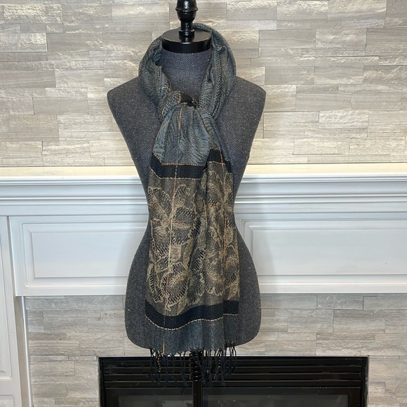 Pashmina Touch of Cashmere Scarf Wrap With Fringe - Picture 1 of 5